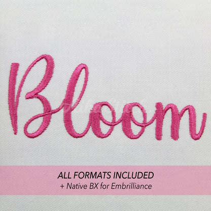 Cailyn Native BX Embroidery Font - Satin Stitch Alphabet (11 Sizes)