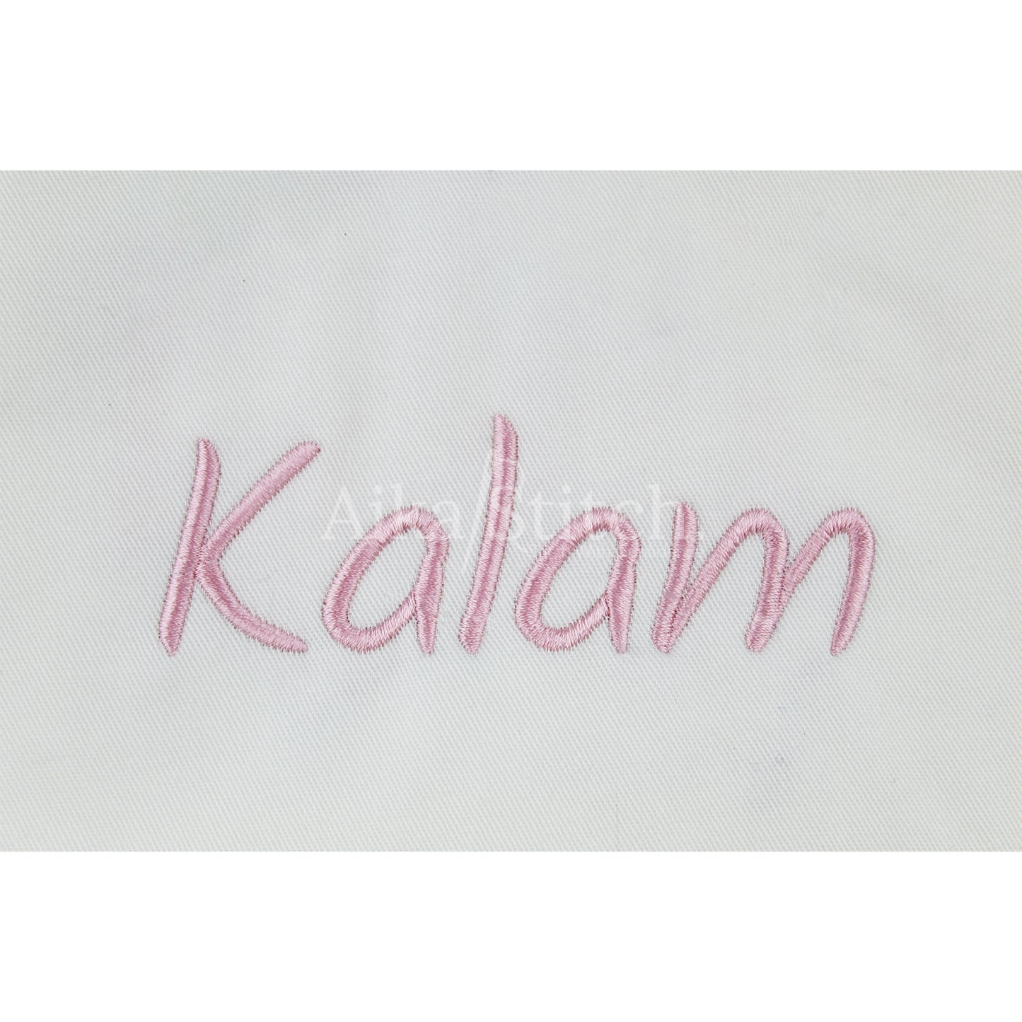 Kalam Script Cursive Embroidery Font | Native BX Included