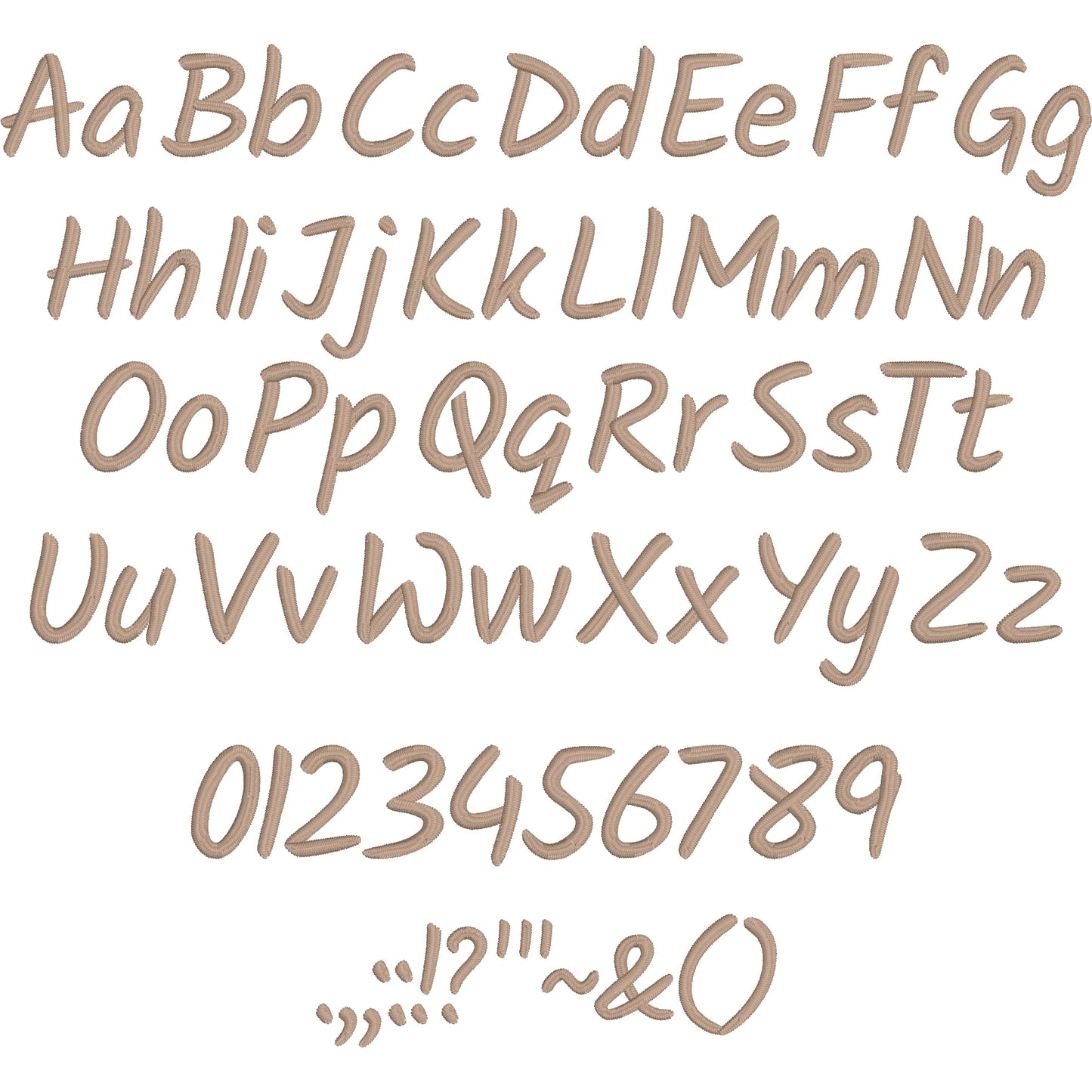 Kalam Script Cursive Embroidery Font | Native BX Included