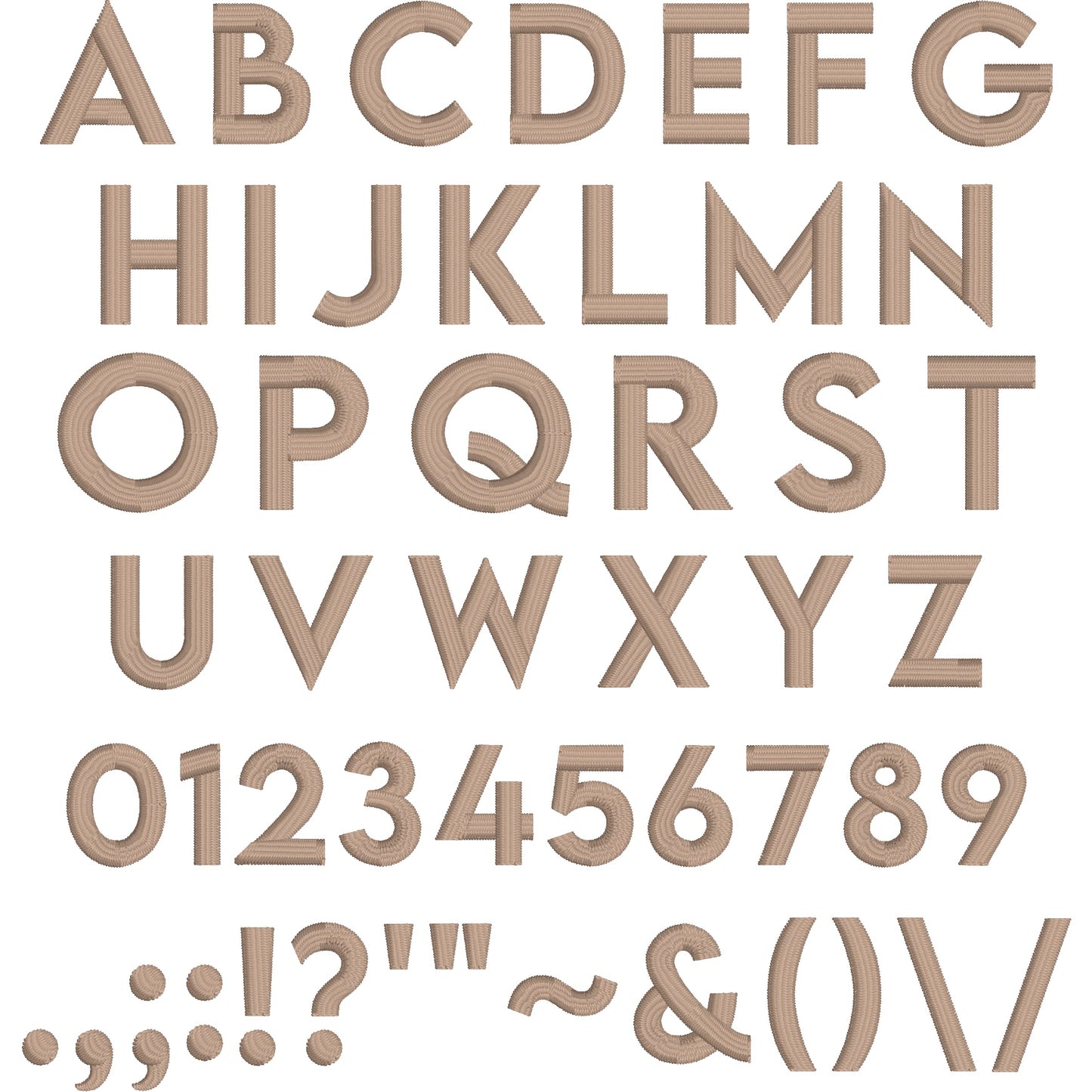 Lemon Milk Basic Neutral Bold Embroidery Font | Native BX Included