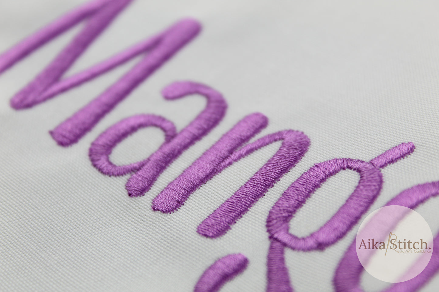 Mango Native BX Embroidery Font - Satin Stitch Alphabet (11 Sizes)