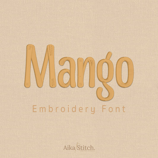 Mango Stylish Handwritten Embroidery Font | Native BX Included