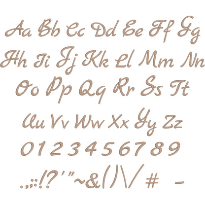 Mark Script Handwritten Embroidery Font | Native BX Included