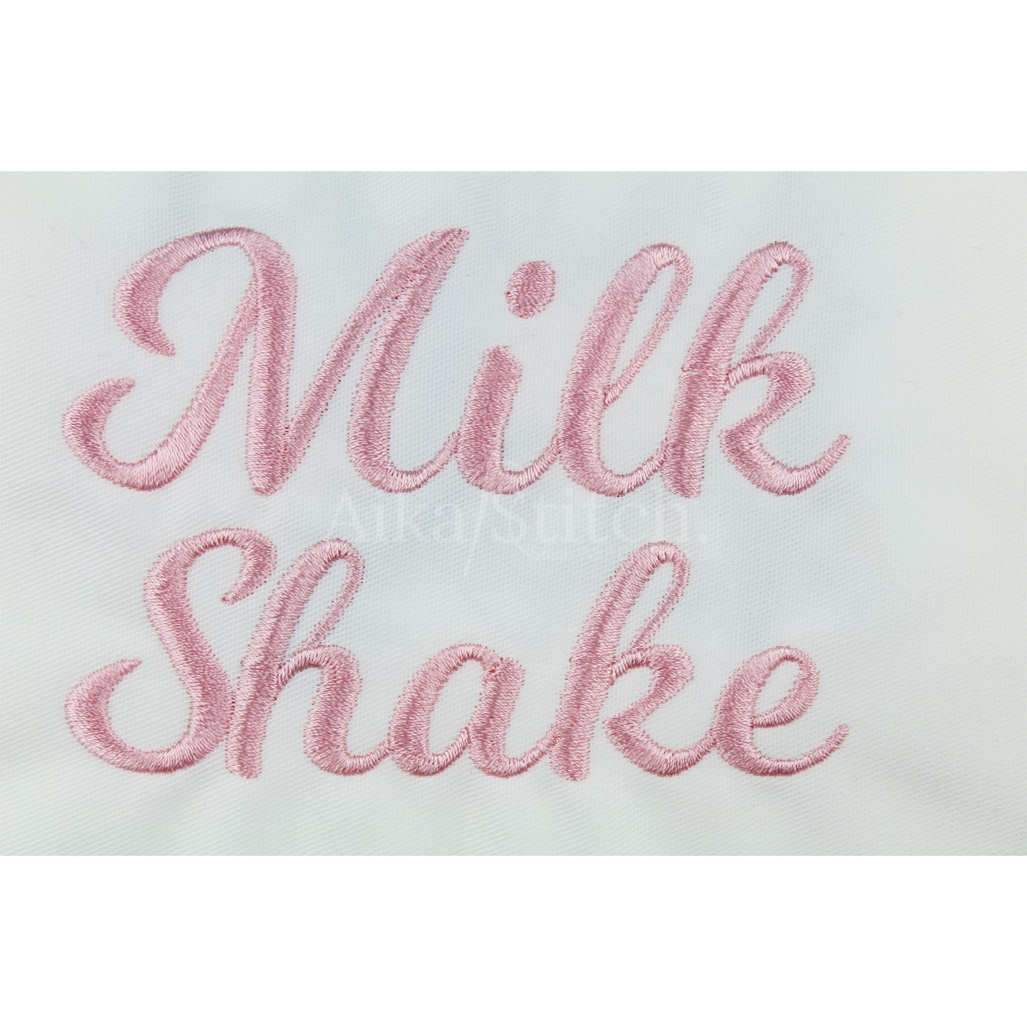 MilkShake Script Handwritten Embroidery Font | Native BX Included