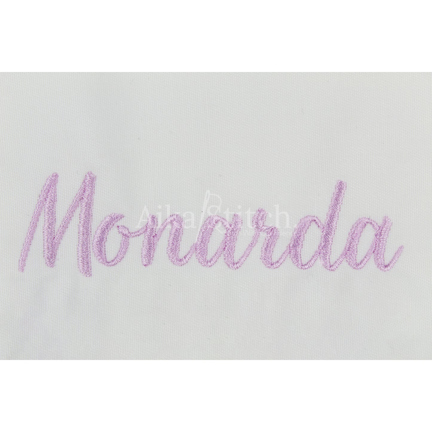Monarda Script Elegant Embroidery Font | Native BX Included