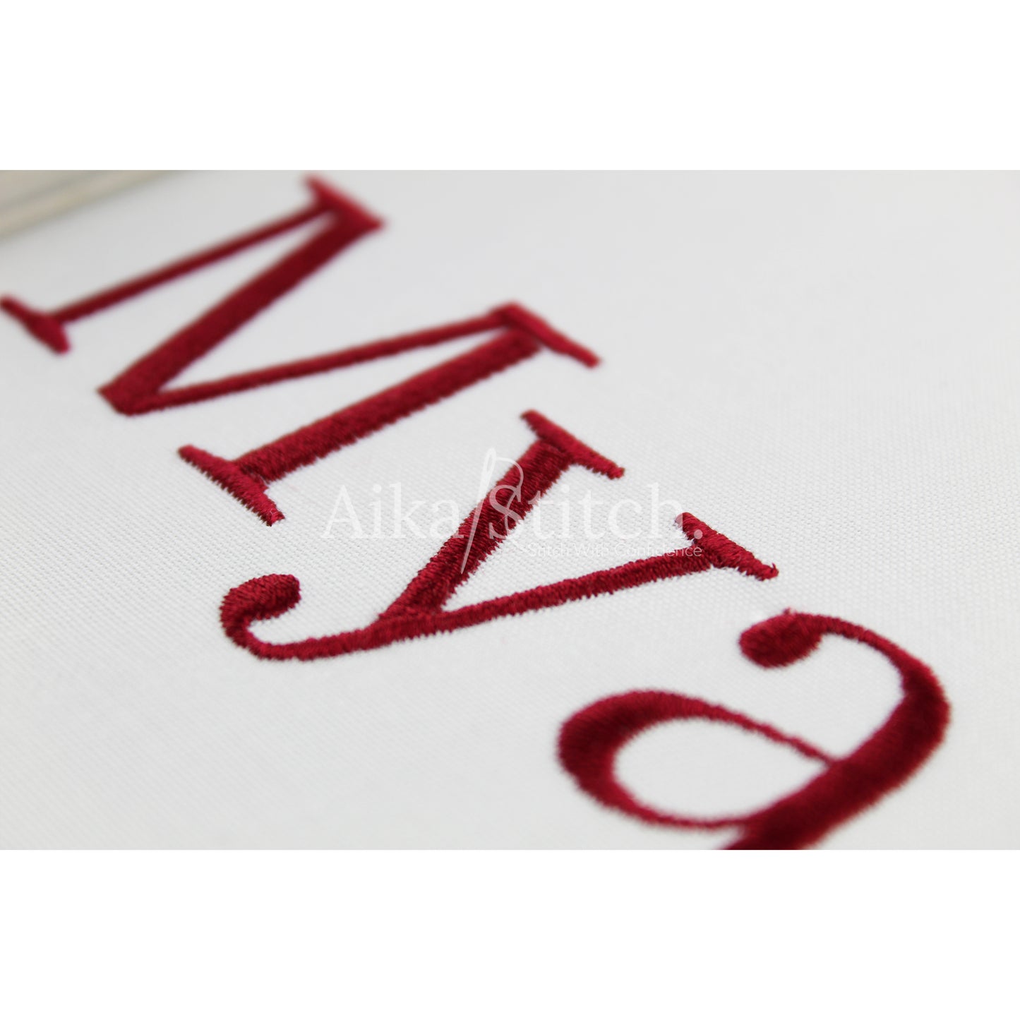 Mya Native BX Embroidery Font - Satin Stitch Alphabet (9 Sizes)