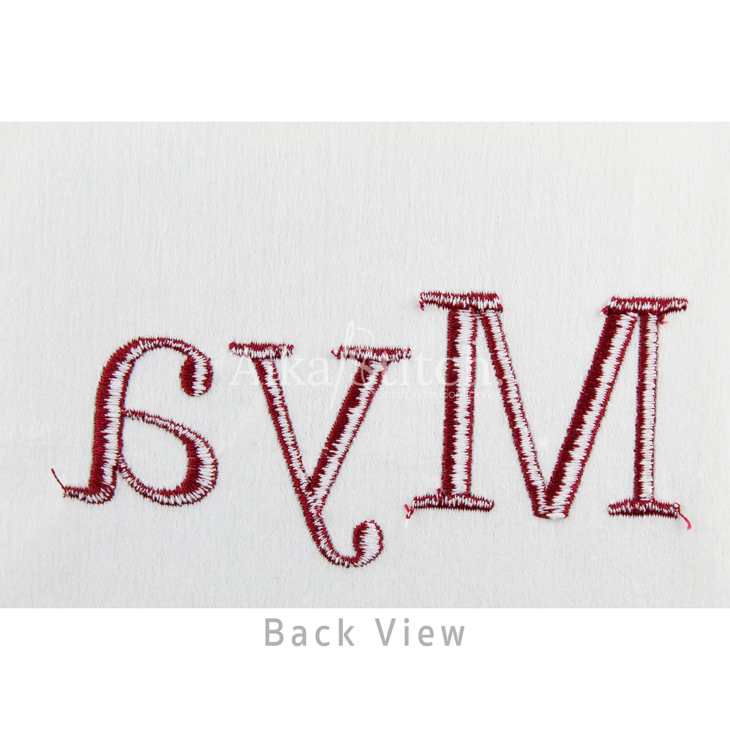 Mya Native BX Embroidery Font - Satin Stitch Alphabet (9 Sizes)