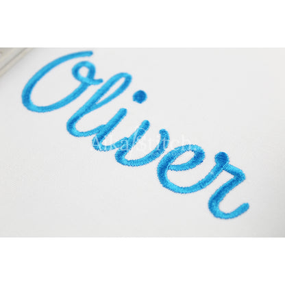 Oliver Elegant Script Embroidery Font | Native BX Included