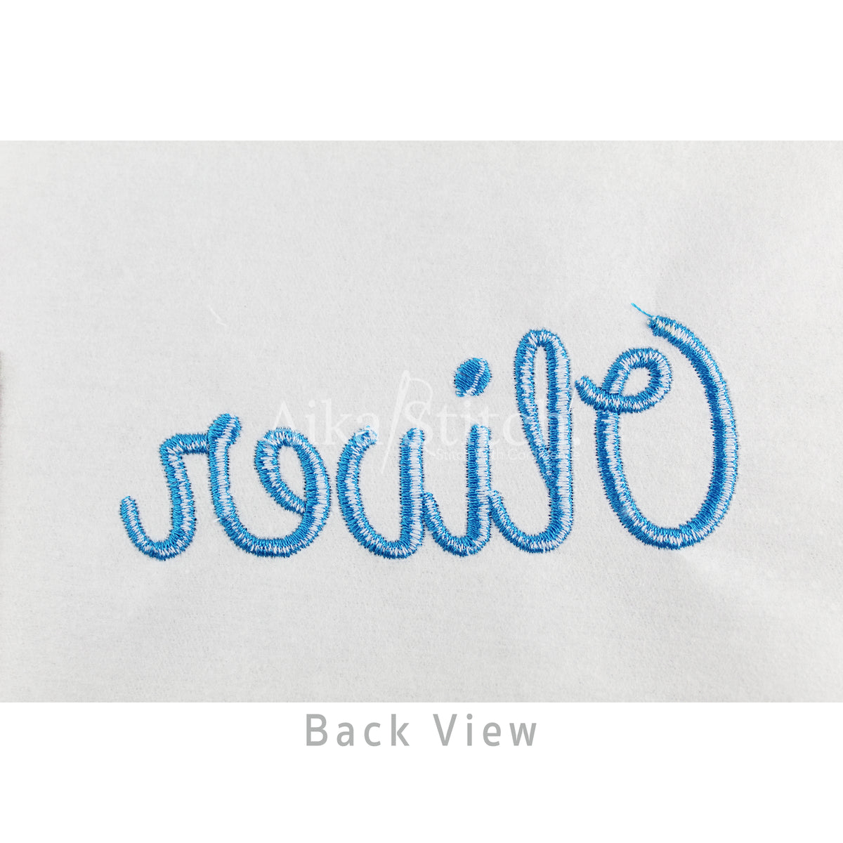 Oliver Elegant Script Embroidery Font | Native BX Included