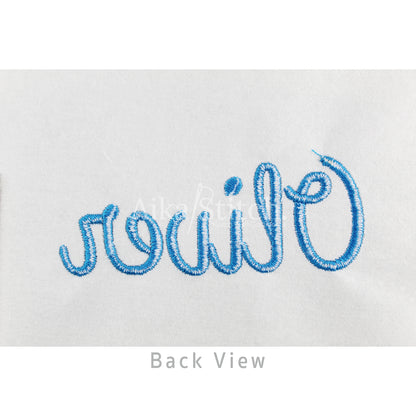 Oliver Elegant Script Embroidery Font | Native BX Included
