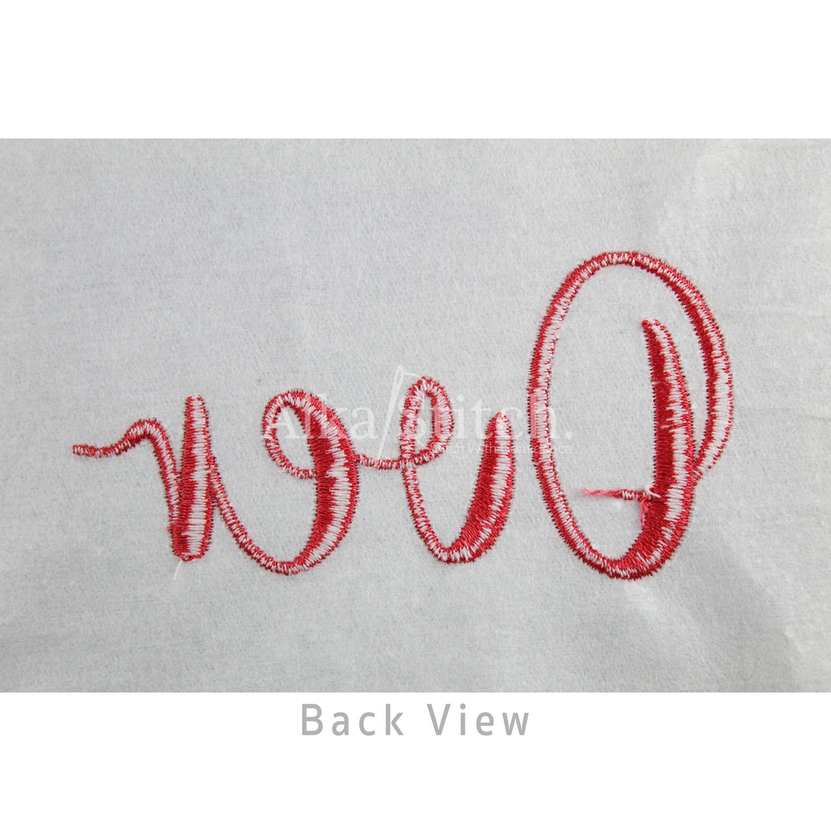 Overthink Handwritten Script Embroidery Font