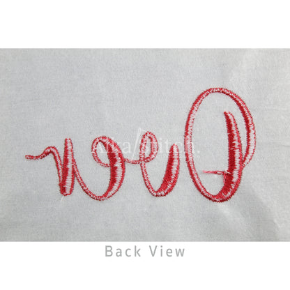Overthink Handwritten Script Embroidery Font