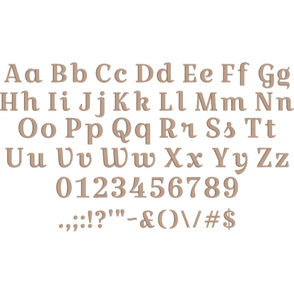 Pastry Script Cursive Embroidery Font | Native BX Included