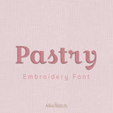 Pastry Script Cursive Embroidery Font | Native BX Included
