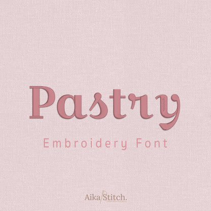 Pastry Script Cursive Embroidery Font | Native BX Included