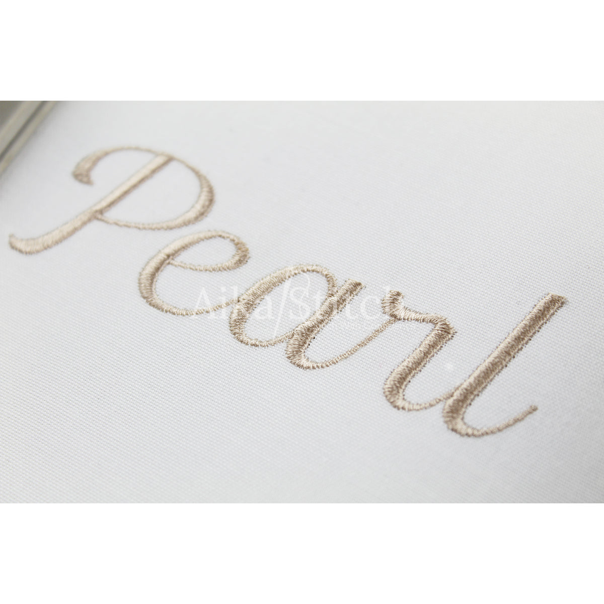 Pearl Elegant Script Embroidery Font | Native BX Included