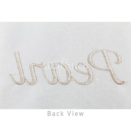 Pearl Elegant Script Embroidery Font | Native BX Included