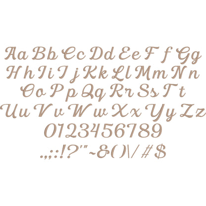 Pearl Elegant Script Embroidery Font | Native BX Included