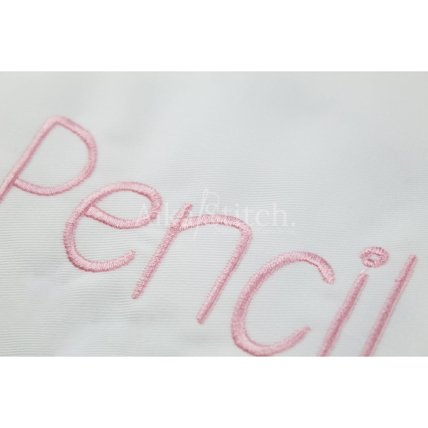 Pencil Handwritten Embroidery Font | Native BX Included