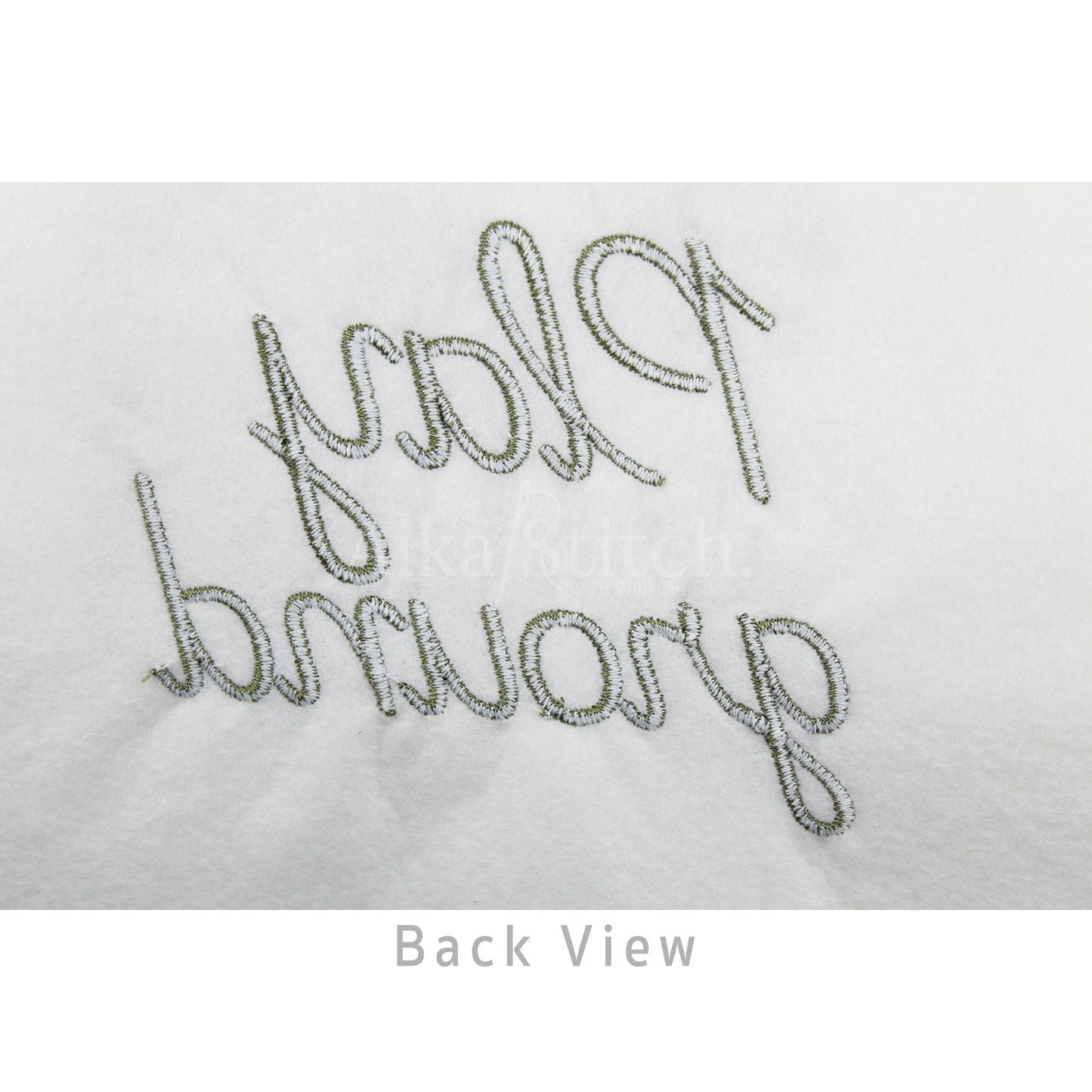 Playground Script Handwritten Embroidery Font | Native BX Included