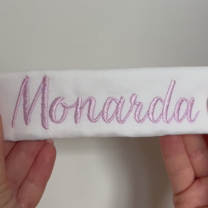 Monarda Native BX Embroidery Font - Satin Stitch Alphabet (11 Sizes)