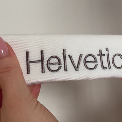 Helvetica Native BX Embroidery Font - Satin Stitch Alphabet (10 Sizes)