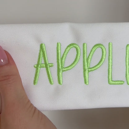 Apple Native BX Embroidery Font - Satin Stitch Alphabet (10 Sizes)