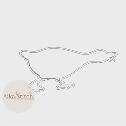 Duck Will Bite You Clipart Embroidery Design - 6 sizes