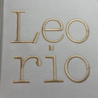 Leorio Native BX Embroidery Font - Satin Stitch Alphabet (10 Sizes)