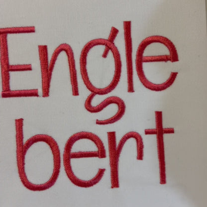 Englebert Native BX Embroidery Font - Satin Stitch Alphabet (10 Sizes)