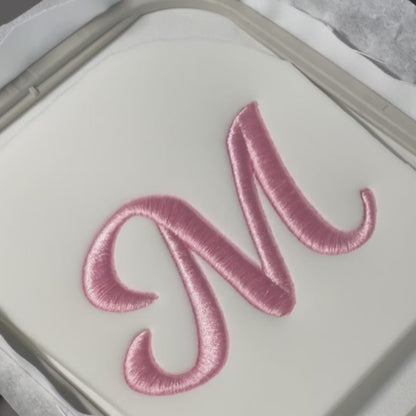 MilkShake 3D Puff BX Embroidery Font – Foam Alphabet (9 Sizes)