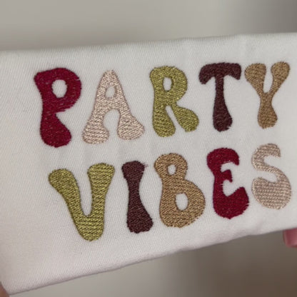 Party Vibes Native BX Embroidery Font - Fill Stitch Alphabet (7 Sizes)
