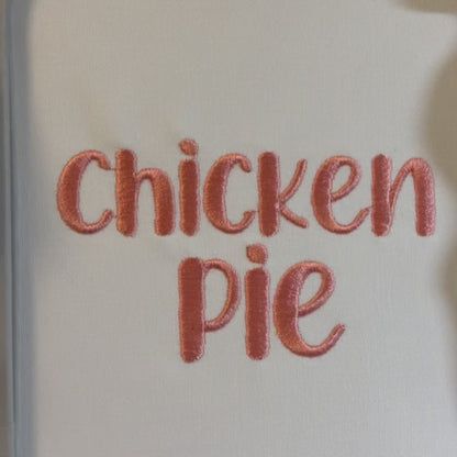 Chicken Pie Native BX Embroidery Font - Satin Stitch Alphabet (10 Sizes)