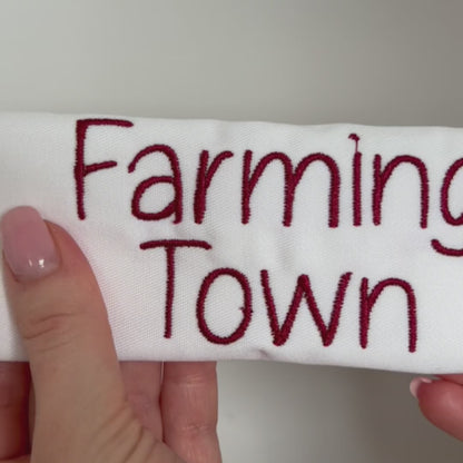 Farming Native BX Embroidery Font - Satin Stitch Alphabet (6 Sizes)