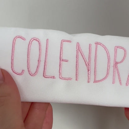 Colendra Native BX Embroidery Font - Satin Stitch Alphabet (6 Sizes)