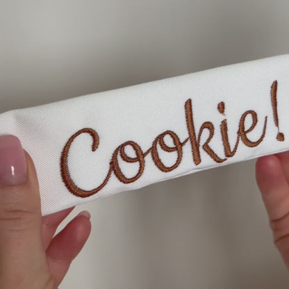 Cookie Native BX Embroidery Font - Satin Stitch Alphabet (10 Sizes)