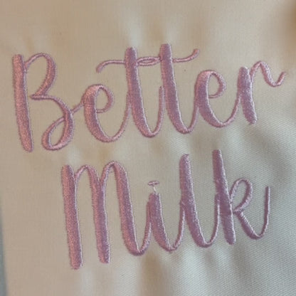 Better Milk Native BX Embroidery Font - Satin Stitch Alphabet (10 Sizes)