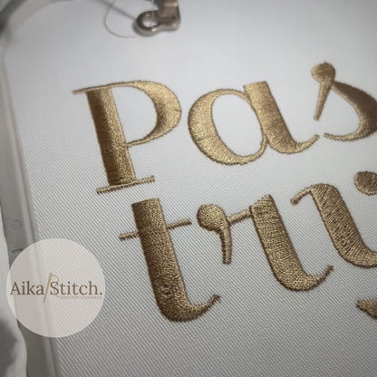 Pastry Native BX Embroidery Font - Satin Stitch Alphabet (11 Sizes)