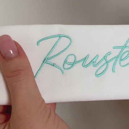Roustel Native BX Embroidery Font - Satin Stitch Alphabet (5 Sizes)