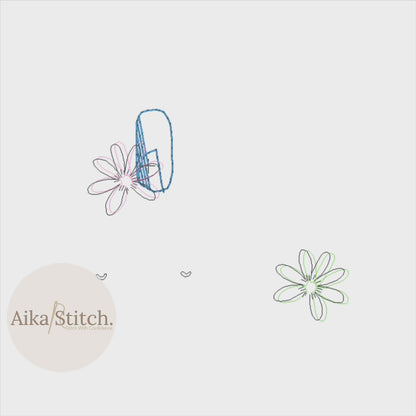 It's Ok Saying Mood Embroidery Design - 5 sizes