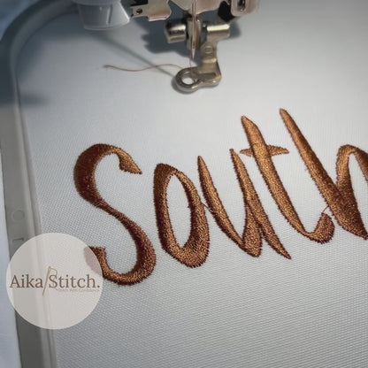 Southa Stylish Handwritten Embroidery Font | Native BX Included