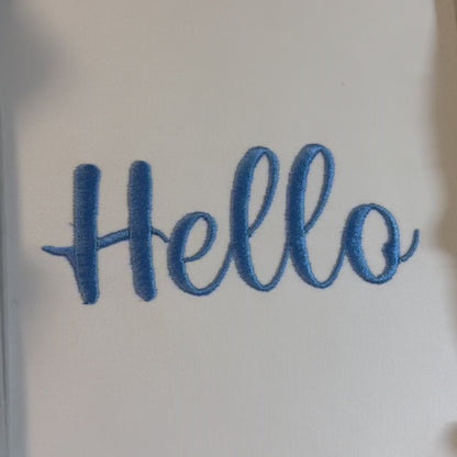 Hello Native BX Embroidery Font - Satin Stitch Alphabet (10 Sizes)