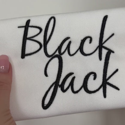 Black Jack Native BX Embroidery Font - Satin Stitch Alphabet (10 Sizes)