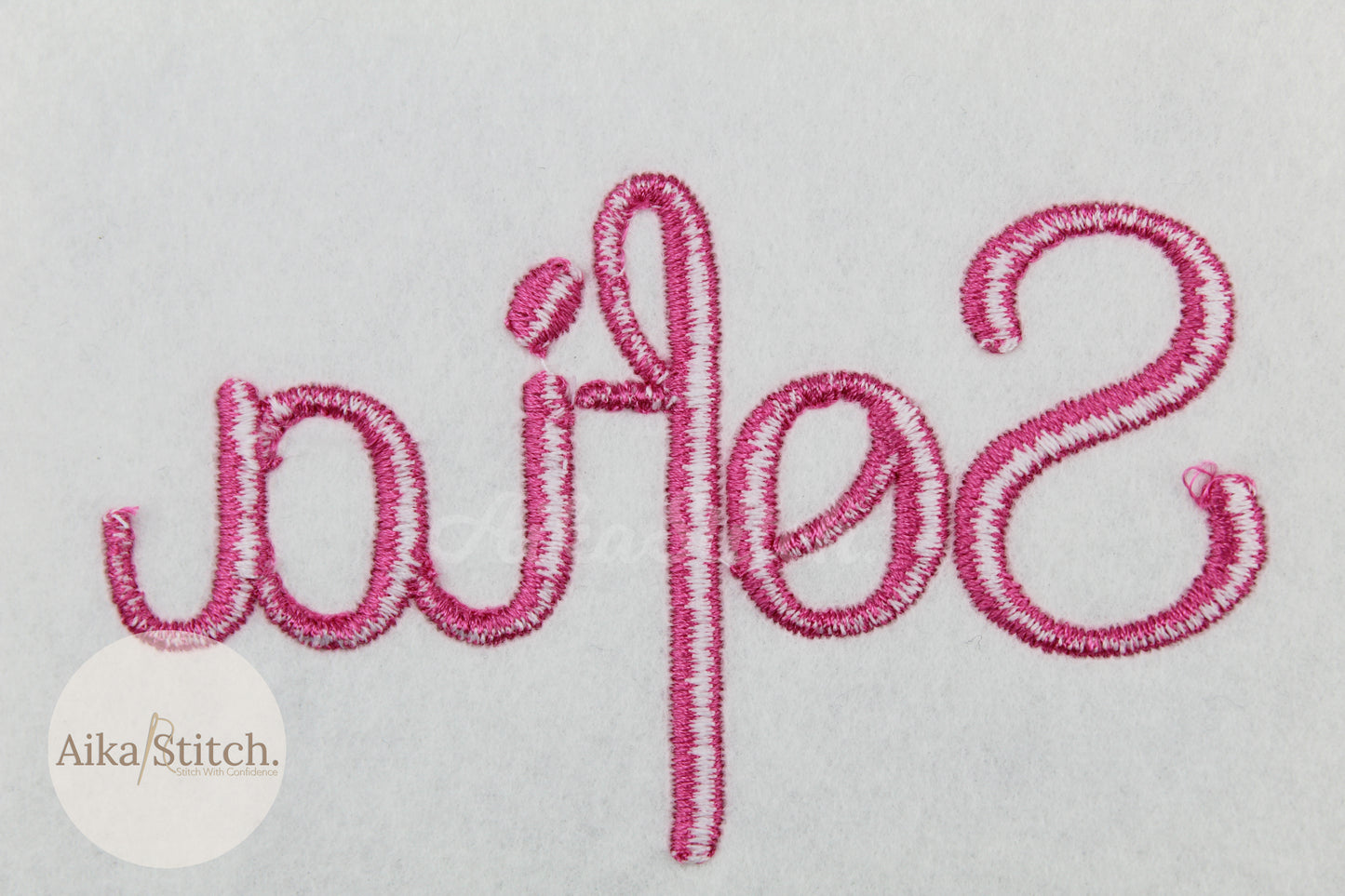 Sofia 3D Puff BX Embroidery Font – Foam Alphabet (9 Sizes)