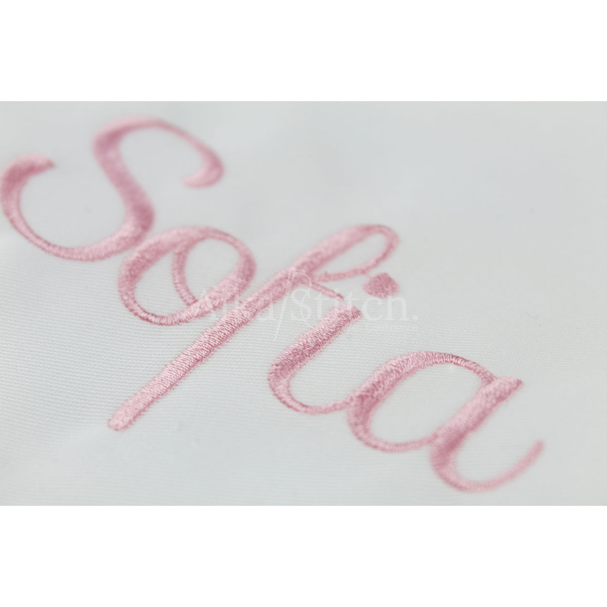 Sofia Elegant Script Embroidery Font | Native BX Included
