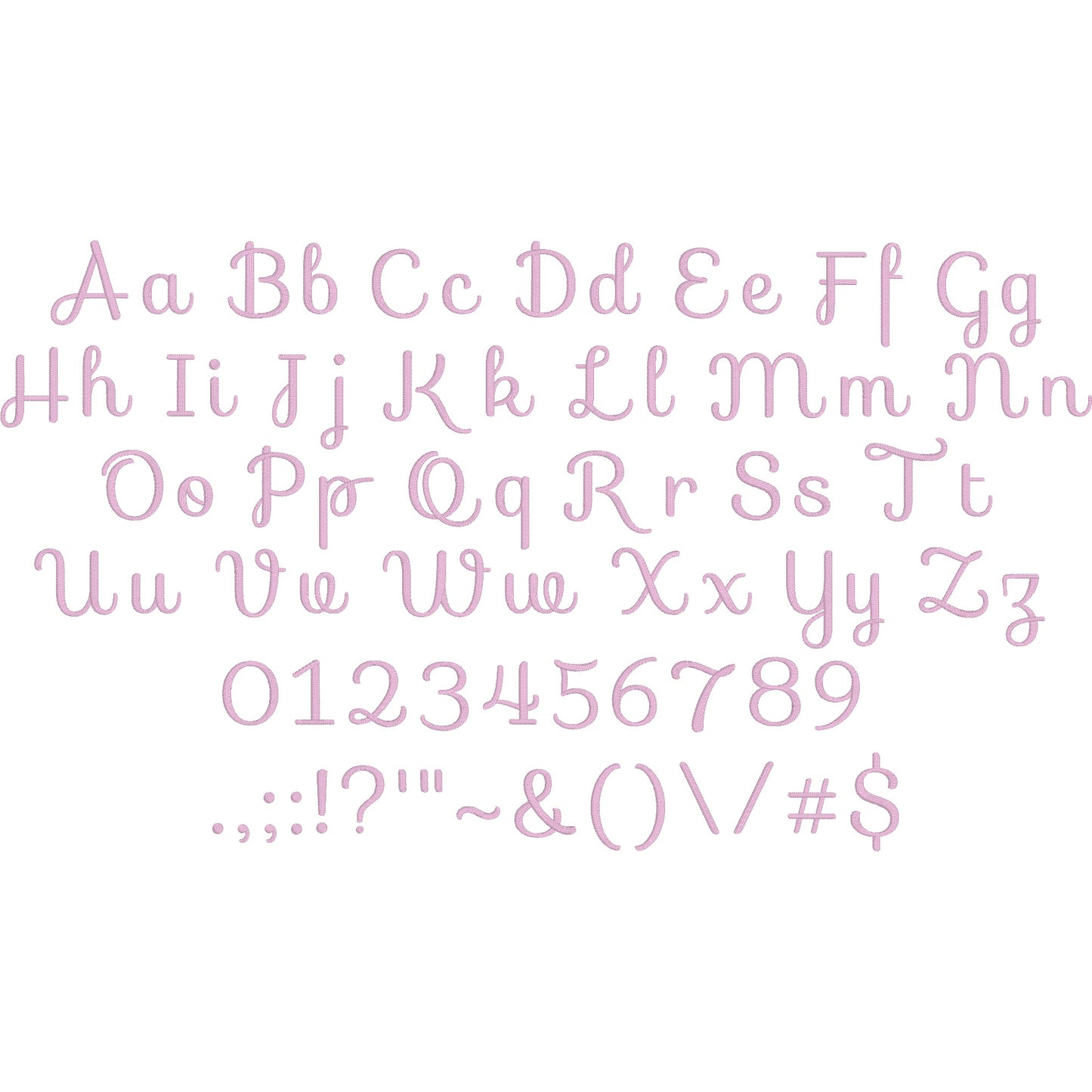 Sofia 3D Puff BX Embroidery Font – Foam Alphabet (9 Sizes)