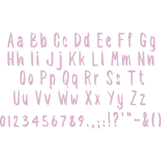 Southa 3D Puff BX Embroidery Font – Foam Alphabet (8 Sizes)