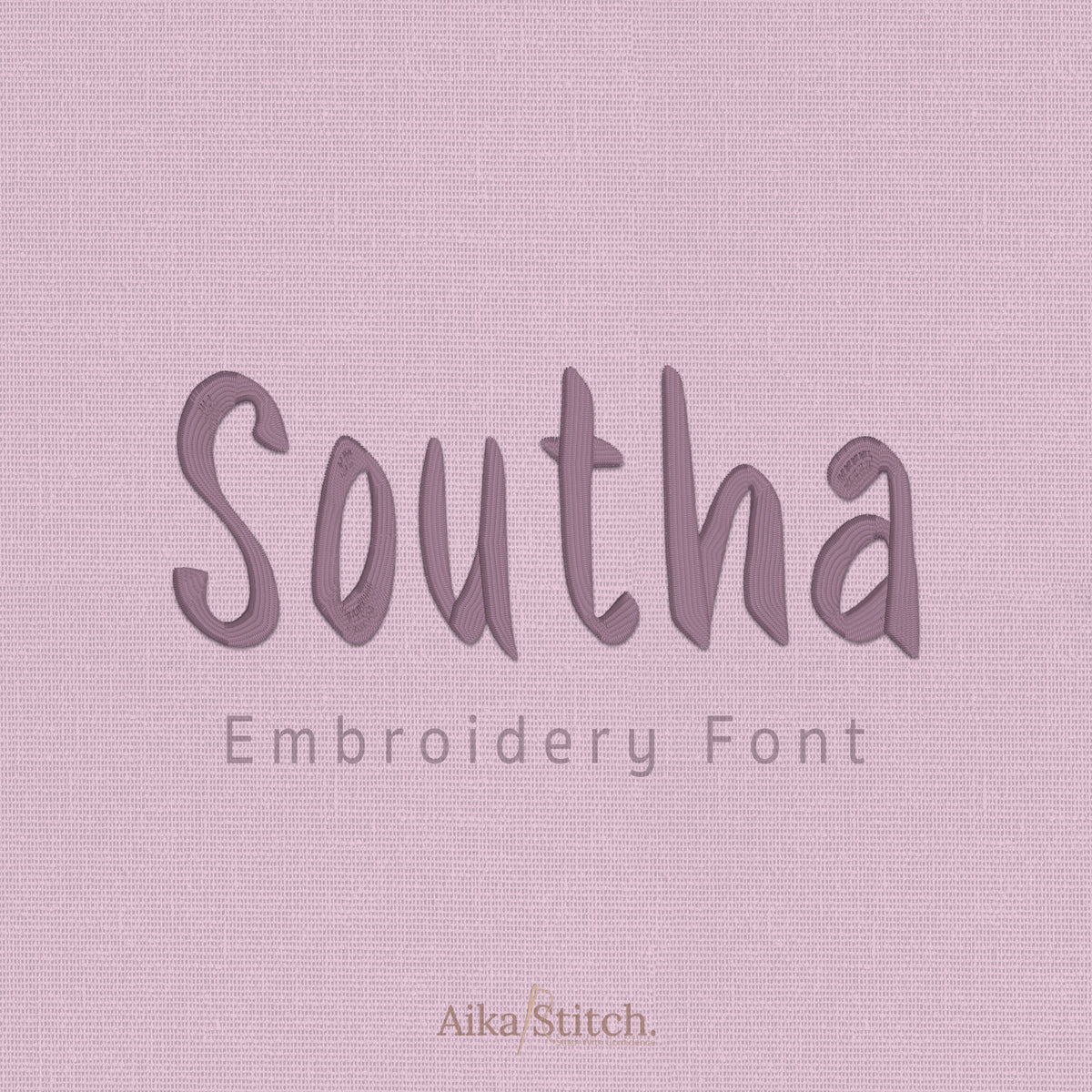Southa Stylish Handwritten Embroidery Font | Native BX Included