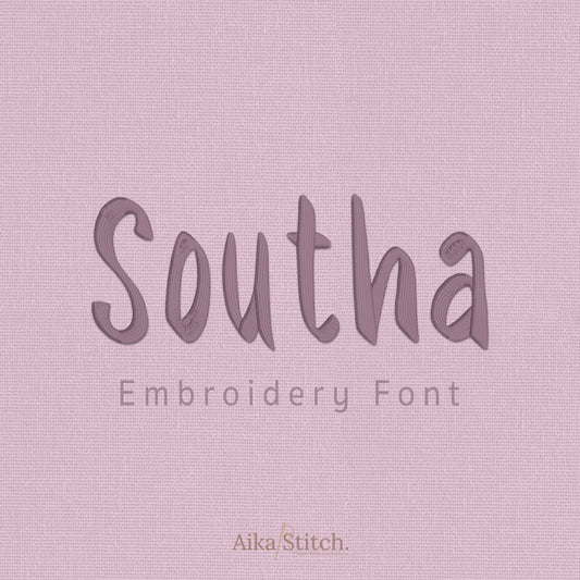 Southa Stylish Handwritten Embroidery Font