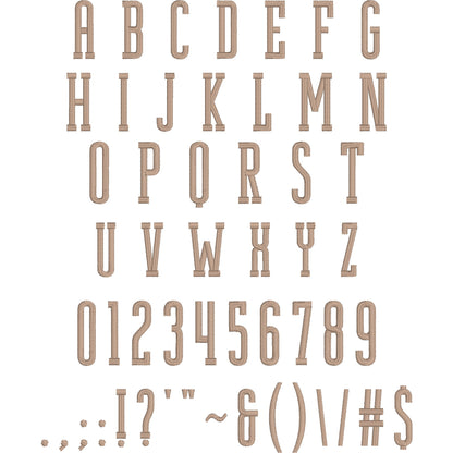 Spoken Modern Simple Embroidery Font | Native BX Included